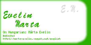 evelin marta business card